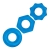 Комплект из трех голубых колец для эрекции 3-Pack Nuts   Bolts Stretch Cock Ring Set - BlueLine - в Сургуте купить с доставкой