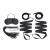 Эротический набор 4PC Bondage Bed Strap   Flogger Kit - Lux Fetish - купить с доставкой в Сургуте