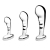 Набор из 3 стальных стимуляторов простаты Stainless Steel P-spot Training Set - b-Vibe - в Сургуте купить с доставкой