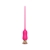 Розовый тонкий стимулятор Nipple Vibrator - 23 см. - I-MOON - купить с доставкой в Сургуте