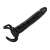 Чёрная насадка-фаллос для двойного проникновения INFLATABLE DILDO SLIM DONG  - 13,5 см. - Toyz4lovers - в Сургуте купить с доставкой