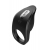 Черное эрекционное виброкольцо Vibro Lust Ring - MALESATION - в Сургуте купить с доставкой