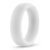 Белое люминесцентное эрекционное кольцо Silicone Glo Cock Ring - Blush Novelties - в Сургуте купить с доставкой