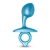 Голубая анальная пробка для массажа простаты Bulb Silicone Prostate Plug - 10,7 см. - b-Vibe - в Сургуте купить с доставкой