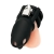 Черная клетка для пениса Silicone Small 2 in Cock Cage With Ball Divider - BlueLine - купить с доставкой в Сургуте