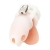Белая клетка для пениса Silicone Small 2 in Cock Cage With Ball Divider - BlueLine - купить с доставкой в Сургуте