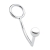 Кольцо на пенис с анальным стимулятором Stainless Steel Anal Hook   Cock Ring - BlueLine - в Сургуте купить с доставкой