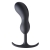 Черный массажер простаты с утяжелителями Premium Silicone Weighted Prostate Plug Large - 18,8 см. - XR Brands - в Сургуте купить с доставкой