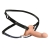Телесный полый страпон 2  Erection 28X Smooth Vibrating Silicone Penis Sheath - 16 см. - XR Brands - купить с доставкой в Сургуте