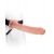 Фаллопротез телесного цвета Hollow Strap-On - 29 см. - Pipedream - купить с доставкой в Сургуте