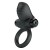 Черное эрекционное кольцо с вибрацией Adrien - Baile - в Сургуте купить с доставкой