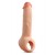 Телесная насадка-удлинитель Thrive 8.75 Inch Realistic Penis Extender Sleeve - 22,2 см. - Blush Novelties - в Сургуте купить с доставкой