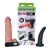 Страпон с 2 насадками и вибрацией UniStrap - 19 и 12 см. - LOVETOY (А-Полимер) - купить с доставкой в Сургуте