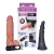 Страпон с 2 насадками и вибрацией UniStrap - 20 и 18 см. - LOVETOY (А-Полимер) - купить с доставкой в Сургуте
