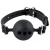 Силиконовый кляп-шар с отверстиями для дыхания Silicone Breathable Ball Gag Small - Pipedream - купить с доставкой в Сургуте