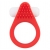 Красное эрекционное кольцо LIT-UP SILICONE STIMU RING 1 RED - Dream Toys - в Сургуте купить с доставкой
