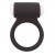 Чёрное эрекционное виброкольцо LIT-UP SILICONE STIMU RING 3 BLACK - Dream Toys - в Сургуте купить с доставкой