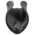 Чёрный мастурбатор Vibrating Silicone Stimulator с вибрацией - Pipedream - в Сургуте купить с доставкой