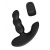 Черный силиконовый стимулятор простаты Levett Nitoc с пультом ДУ - Levett - в Сургуте купить с доставкой