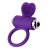 Фиолетовое виброкольцо с ресничками JOS PERY - JOS - в Сургуте купить с доставкой
