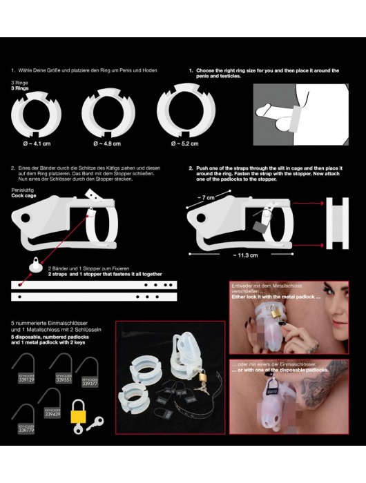 Набор для мужского пояса верности Cock Cage Set - Orion - купить с доставкой в Сургуте