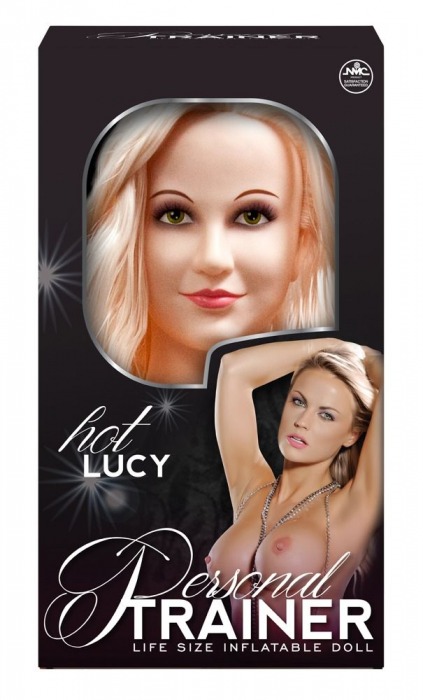 Надувная кукла с вибрацией и 2 любовными отверстиями Hot Lucy Lifesize Love Doll - NMC - в Сургуте купить с доставкой