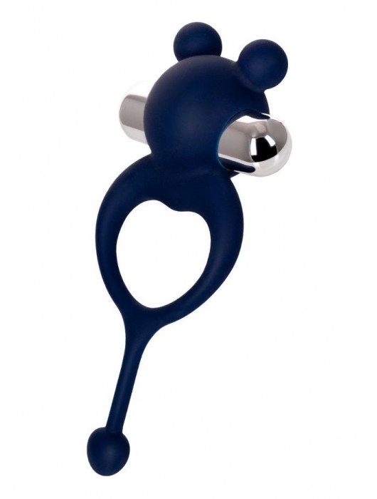 Синее виброкольцо с хвостиком JOS MICKEY - JOS - в Сургуте купить с доставкой