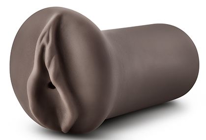 Коричневый мастубратор-вагина Nicole s Kitty - Blush Novelties - в Сургуте купить с доставкой