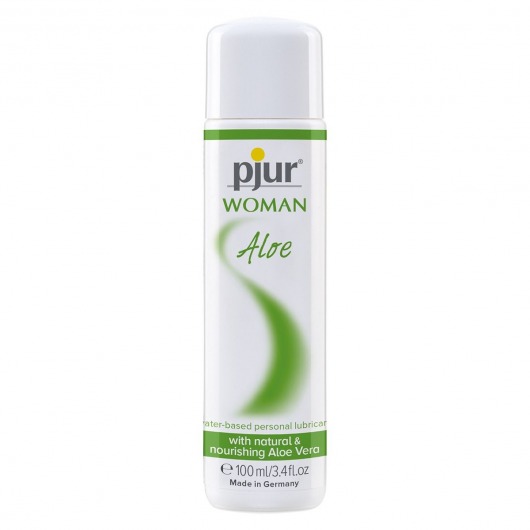 Лубрикант на водной основе pjur WOMAN Aloe - 100 мл. - Pjur - купить с доставкой в Сургуте