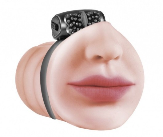 Мастурбатор-ротик с виброкольцом Satisfaction Beloved - Lola Games - в Сургуте купить с доставкой