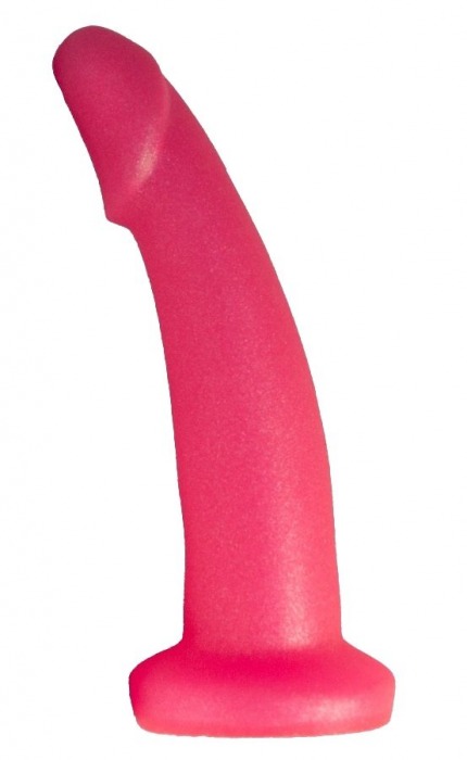 Розовый плаг-массажёр для простаты - 13,5 см. - LOVETOY (А-Полимер) - в Сургуте купить с доставкой
