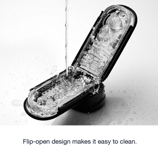 Черный мастурбатор Flip Zero - Tenga - в Сургуте купить с доставкой