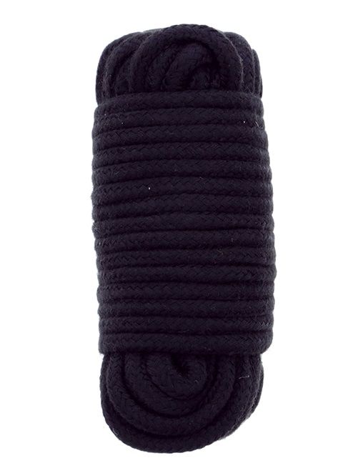 Черная веревка для связывания BONDX LOVE ROPE - 10 м. - Dream Toys - купить с доставкой в Сургуте