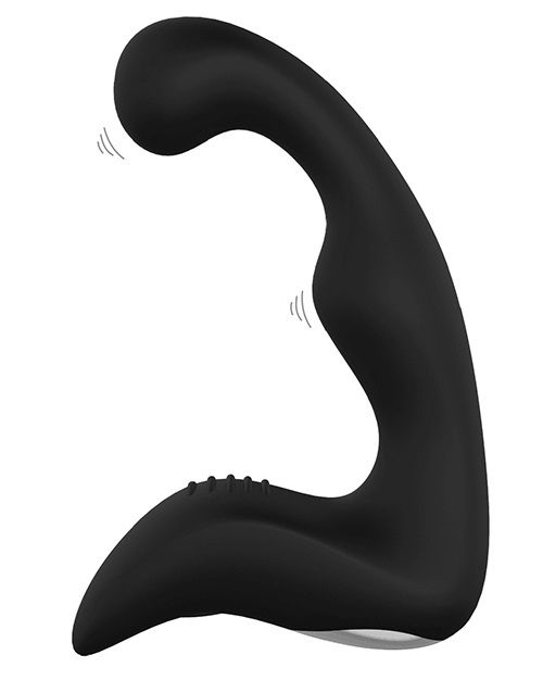 Чёрный перезаряжаемый массажёр простаты BOOTY PLEASER - Dream Toys - в Сургуте купить с доставкой