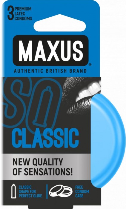 Классические презервативы в железном кейсе MAXUS Classic - 3 шт. - Maxus - купить с доставкой в Сургуте