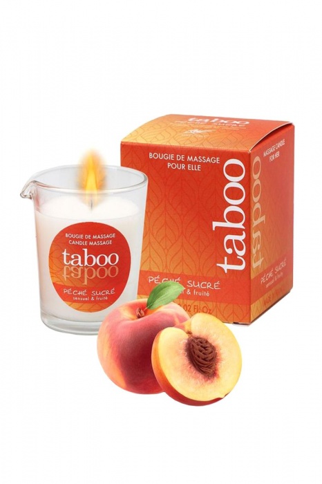 Массажное аромамасло с афродизиаками для женщин RUF Taboo Peche sucre - 60 гр. - RUF - купить с доставкой в Сургуте