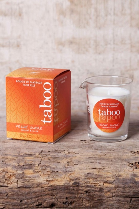 Массажное аромамасло с афродизиаками для женщин RUF Taboo Peche sucre - 60 гр. - RUF - купить с доставкой в Сургуте