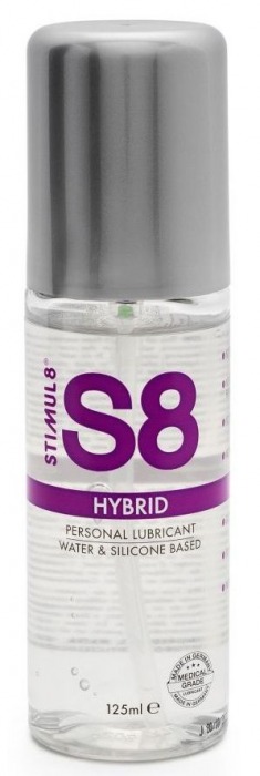 Интимная смазка на водно-силиконовой основе S8 Hybrid - 125 мл. - Stimul8 - купить с доставкой в Сургуте