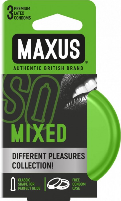 Презервативы в железном кейсе MAXUS Mixed - 3 шт. - Maxus - купить с доставкой в Сургуте