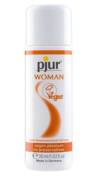 Лубрикант pjur WOMAN Vegan на водной основе - 30 мл. - Pjur - купить с доставкой в Сургуте