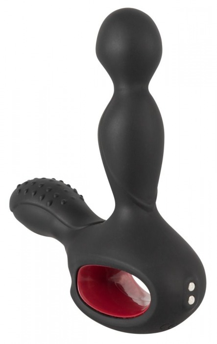Черный вибромассажер простаты с нагревом и ротацией Prostate Plug - 14,5 см. - Orion - в Сургуте купить с доставкой
