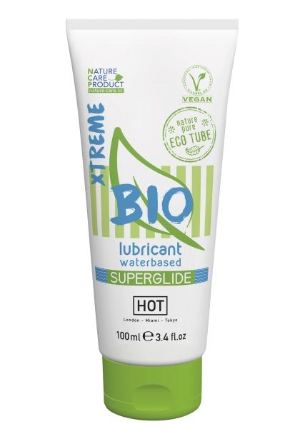 Интимный увлажняющий гель BIO SuperGlide Xtreme - 100 мл. - HOT - купить с доставкой в Сургуте