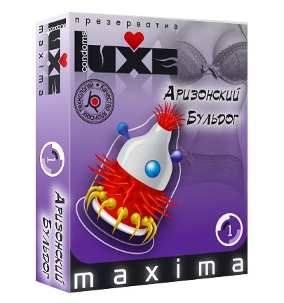Презерватив LUXE Maxima  Аризонский Бульдог  - 1 шт. - Luxe - купить с доставкой в Сургуте