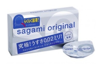 Ультратонкие презервативы Sagami Original QUICK - 6 шт. - Sagami - купить с доставкой в Сургуте