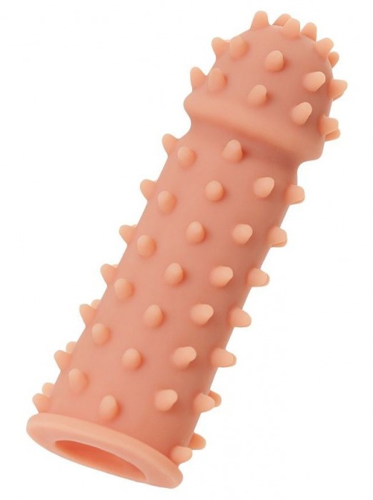 Телесная реалистичная насадка KOKOS Extreme Sleeve 03 с дополнительной стимуляцией - 12,7 см. - KOKOS - в Сургуте купить с доставкой