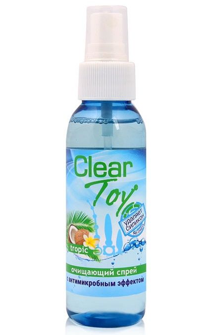 Очищающий спрей для игрушек CLEAR TOY Tropic - 100 мл. - Биоритм - купить с доставкой в Сургуте