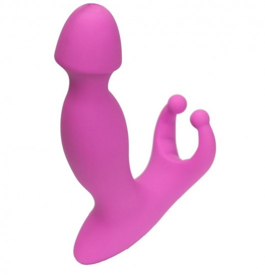 Розовый стимулятор простаты с усиками - 15 см. - 4sexdreaM - в Сургуте купить с доставкой