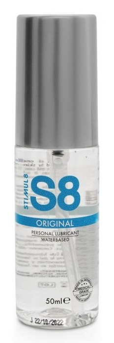 Универсальный лубрикант на водной осноdе S8 Original Lube - 50 мл. - Stimul8 - купить с доставкой в Сургуте