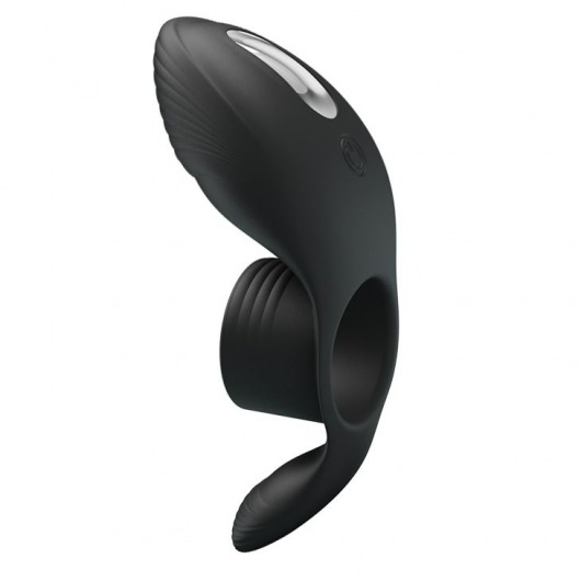 Черное кольцо на пенис с вибрацией Vibration Penis Sleeve - Baile - в Сургуте купить с доставкой