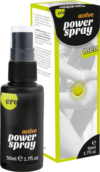 Стимулирующий спрей для мужчин Active Power Spray - 50 мл. - Ero - купить с доставкой в Сургуте